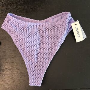 * NEW * Montce Paula Bikini Bottom Lavender Crochet